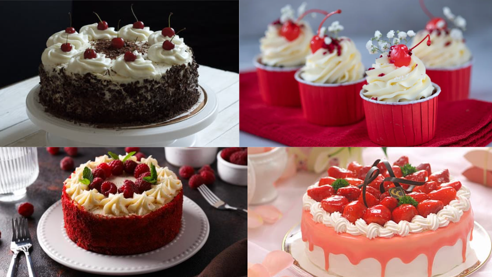 Soft and fluffy homemade vanilla cake on a cooling rack, decorated with buttercream frosting and fresh berries.