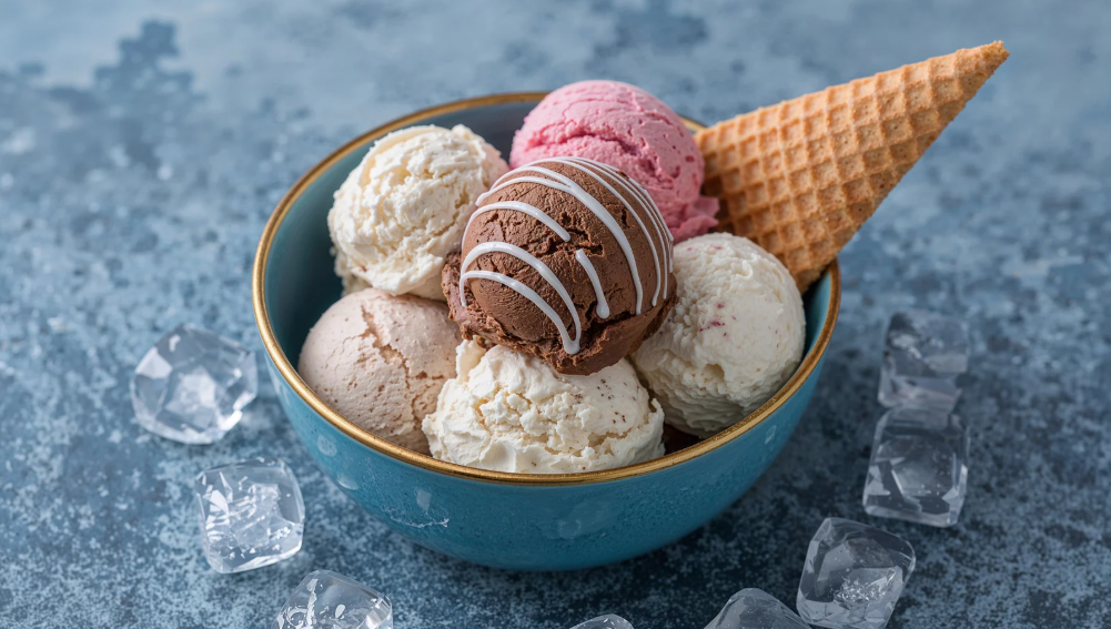 Baskin-Robbins No Sugar Added chocolate chip ice cream scoop in a cup