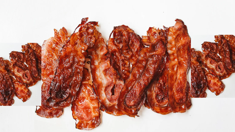 Crispy brown sugar bacon recipe baked in oven on wire rack