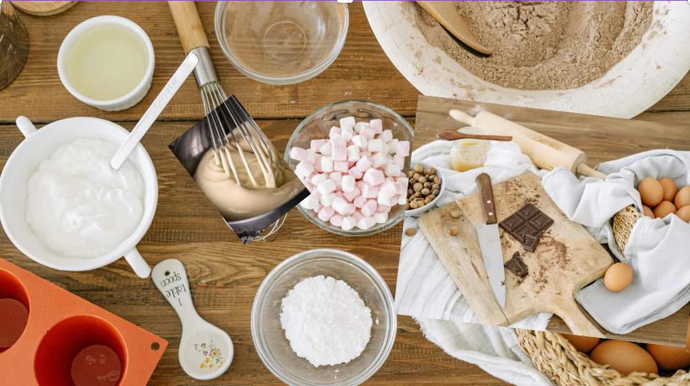 Ingredients used to make homemade vanilla ice cream without a machine