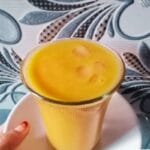 Healthy Mango Lassi with Almond Milk